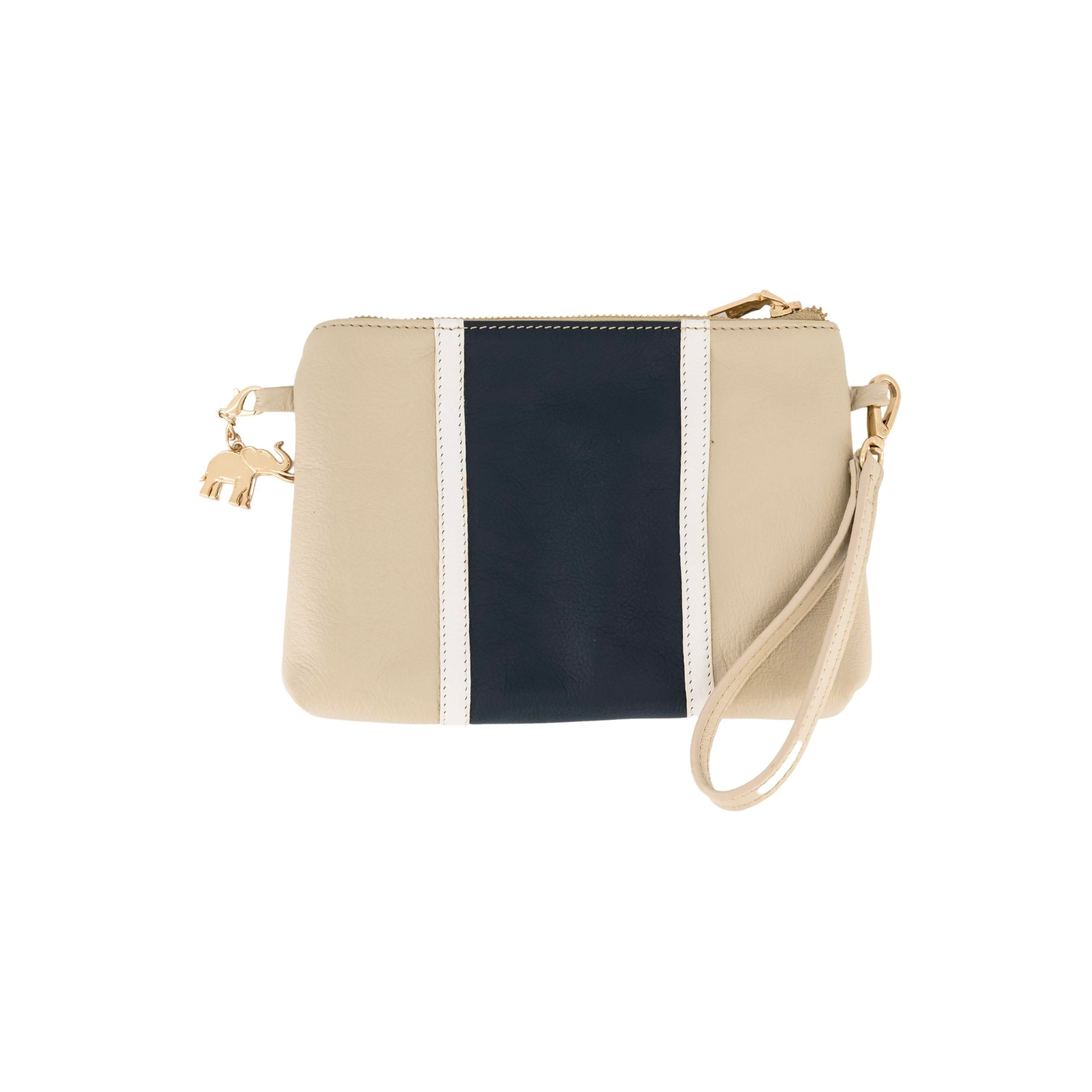 #Color_navy, white & cream
