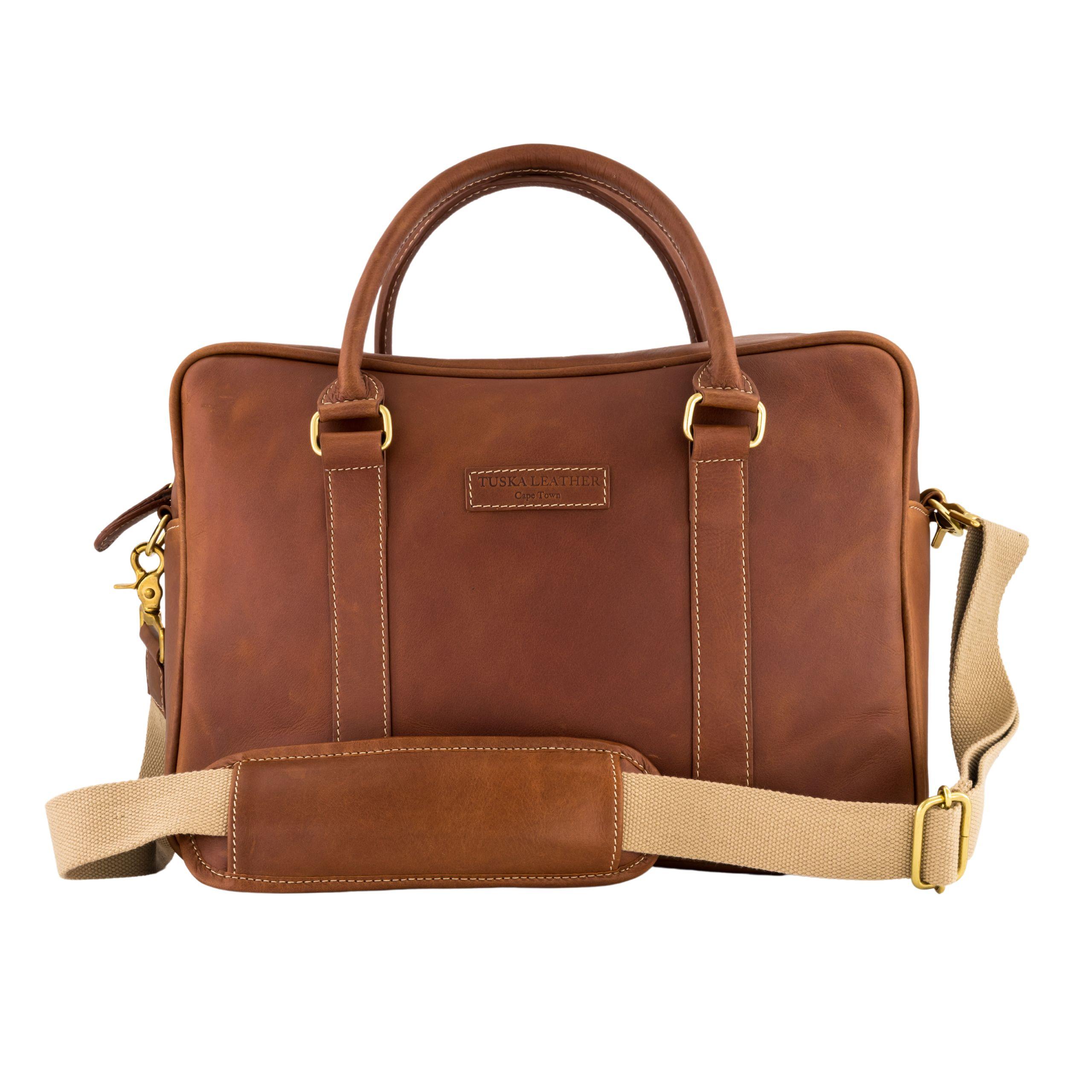 Briefcase - Vintage Tan