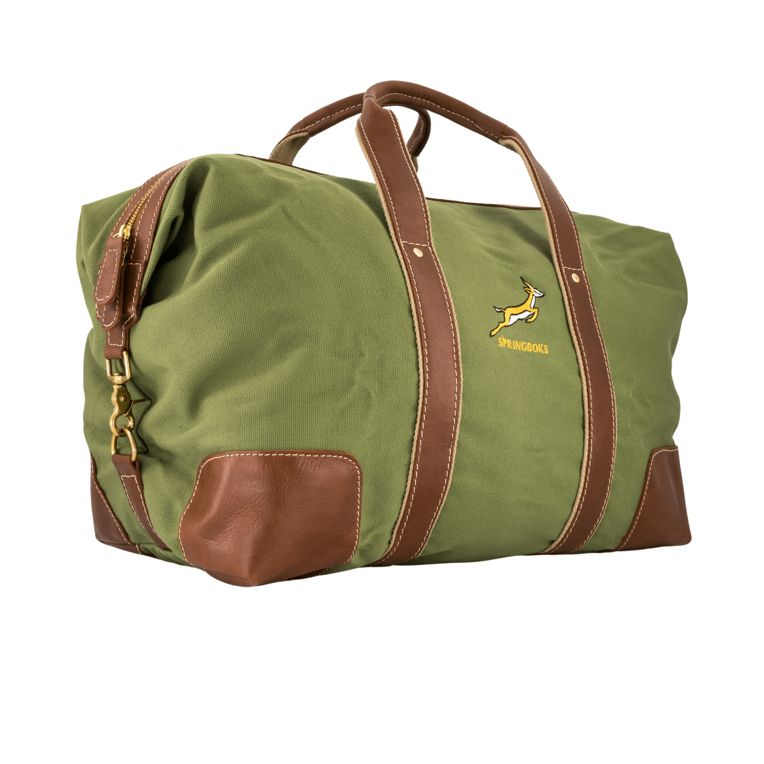 Springbok Check in - Green Canvas