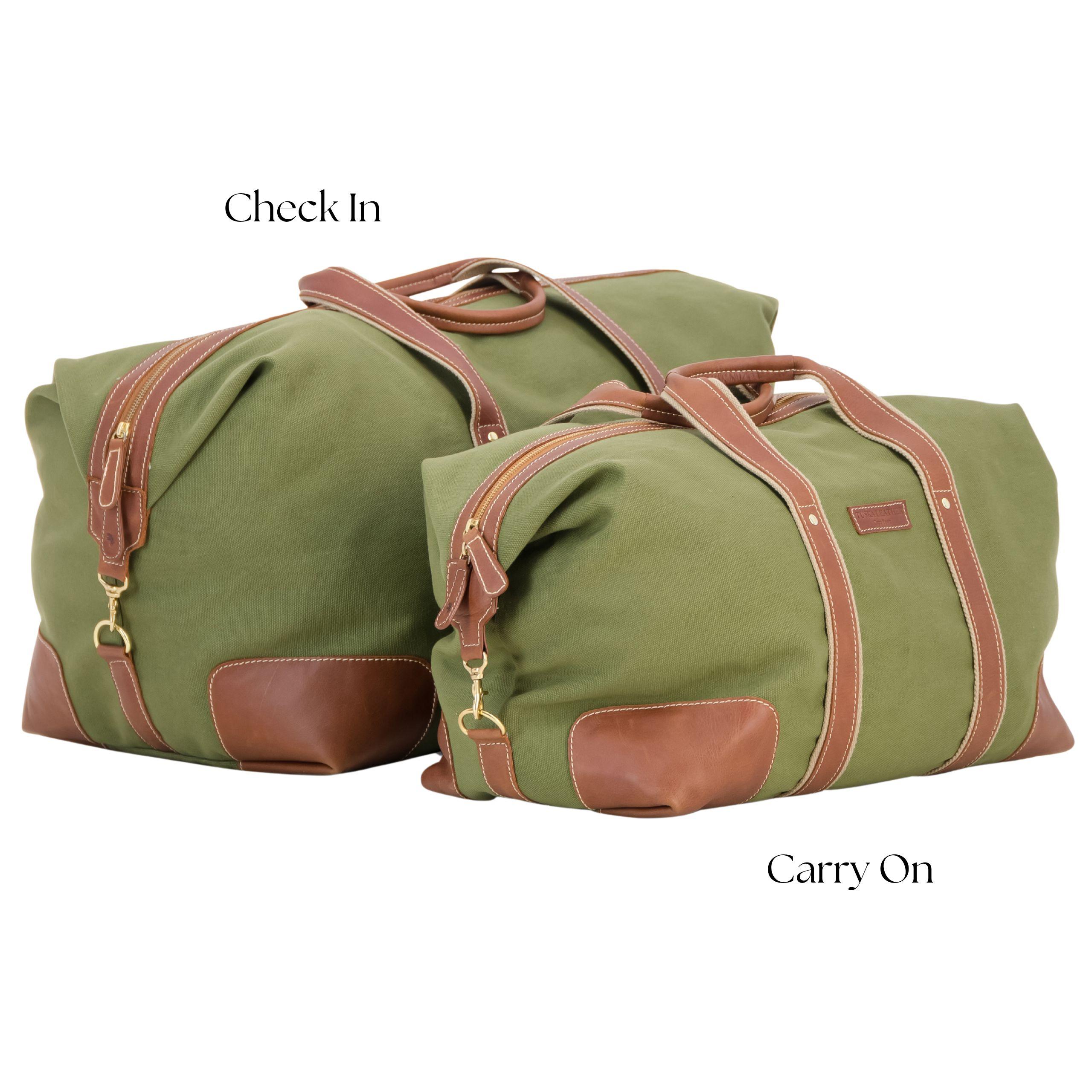 Carry On - Green Canvas
